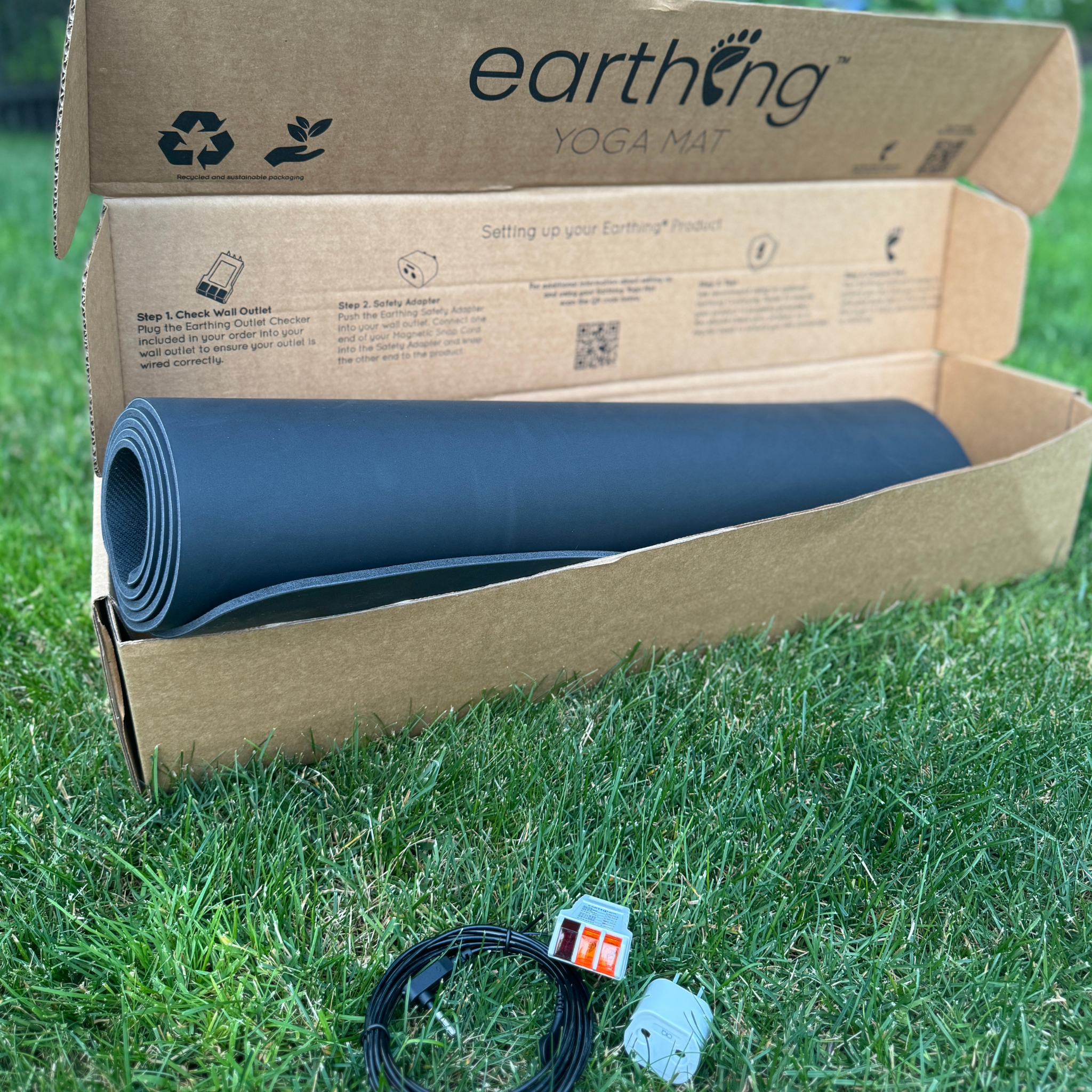 Earthing Single Sided Yoga Mat Kit